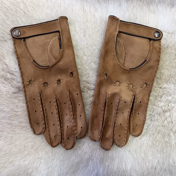 Men Leather Gloves (HCO22015) - Image 2