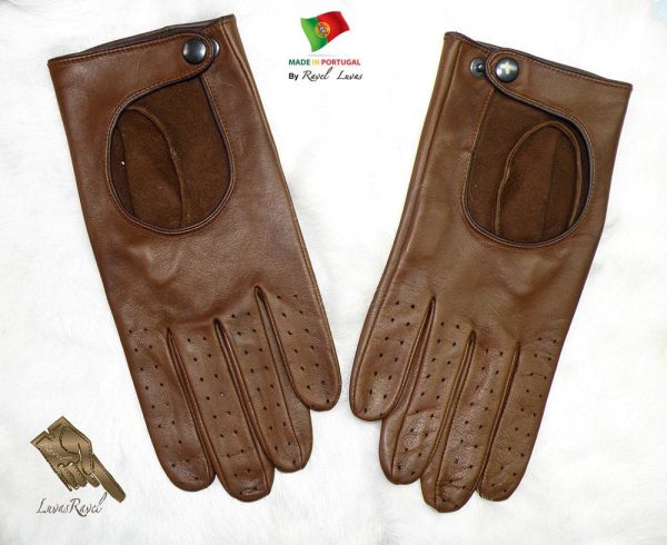 Men Leather Gloves (HCO52018) - Image 3