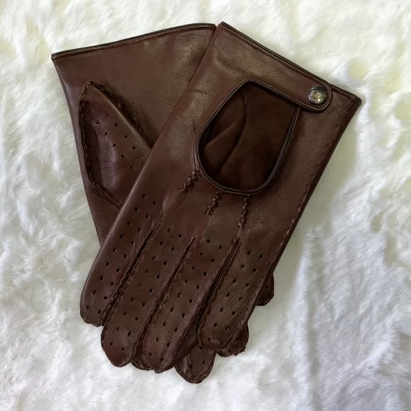 Men Leather Gloves (HCO72018) - Image 4