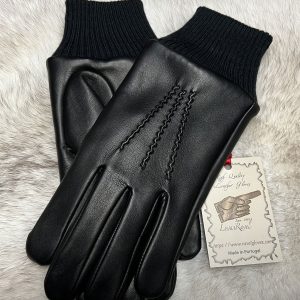 Men Leather Gloves (H62018)