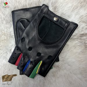 Unisex Leather Tricolor Driving Gloves (HCOTRIC2023)