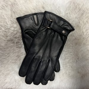 Men's Lambskin Leather Gloves, Wool Lined (HLAM2023)