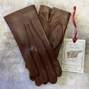 Classic Men's Leather Gloves | Pure Aniline Lambskin | Black, Brown & Camel | Handmade in Portugal |(HSM)